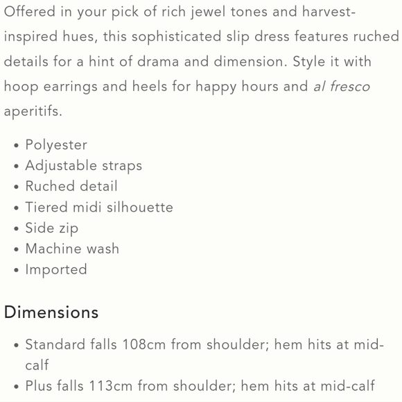 Anthropologie Ruched Slip Dress - black - Picture 6 of 14